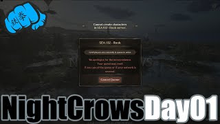 Night Crows: Launch Day Leveling up to 30 & Getting Sub Class Unlocked