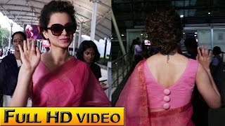 Kangana Ranaut Fly For Varanasi For A Grand Poster Launch Of Her Next Movie Manikarnika