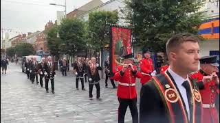 Lisburn Young Defenders playing Hale & Hearty #marchingband #lyd