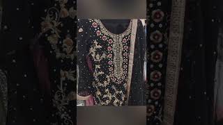 Zardozi work //hand Embroidery//Collections//Black suit