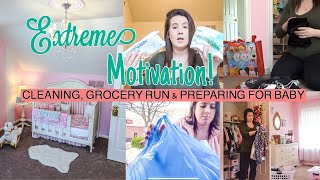 CLEANING MOTIVATION, GROCERY RUN, AND PREPARING FOR BABY | STAYING MOTIVATED DURING QUARANTINE