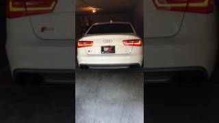 Audi S6 exhaust muffler delete