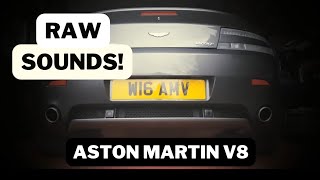 ASTON MARTIN VANTAGE V8 RAW SOUND CLIPS V400