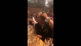 Drunk man drink at Oktoberfest 2019 #Shorts