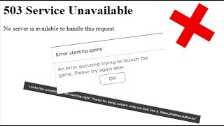 Roblox Shutdown..