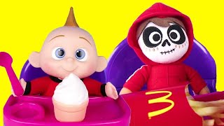 Los Increíbles 2 y Pixar hacen el reto de comer el Happy Meal