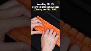 Prueba de escritura (typing test) Wooting 60HE+ con keycaps PBT