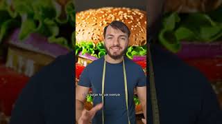 Cet hamburger ne va pas te faire grossir !!