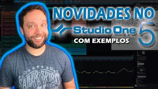 NOVIDADES no #StudioOne 5 | COM EXEMPLOS DE UTILIZAÇÃO