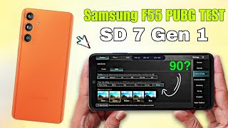 Samsung F55 Pubg Test | Samsung Galaxy F55 Bgmi Test | 7 Gen 1