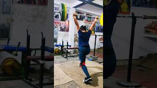 85kg Clean+Jerk (RajNandaniSingh) #motivation #sportsinspiration #sports #weightlifter #love #iwlf