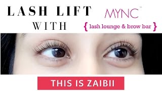 Lash Lift with Mync Beauty