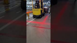 Seguridad "laser" en la planta de #volkswagen #argentina