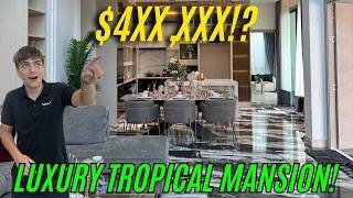 Tour of luxury Tropical Mansion in Pattaya  (Real Estate Tour)