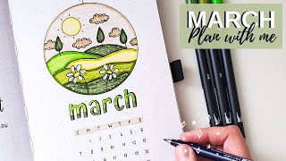 Plan With Me | March 2021 Bullet Journal Setup