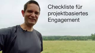 Checkliste für projektbasiertes Engagement