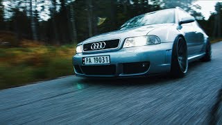 Rainy day with slammed Audi RS4 | 4K | NVT