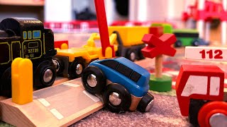 3 Episoden | Züge Fahrzeuge Eisenbahn Schienen Spielzeug aus Holz für Kinder von Brio & Co