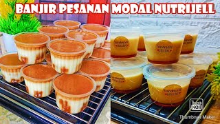 BANJIR ORDERAN MODAL NUTRIJELL ‼️2 RESEP PUDING CUP UNTUK JUALAN @dapurshanum