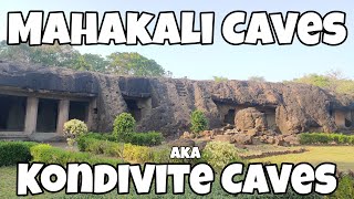 Exploring Mahakali Caves aka Kondivite Caves 2000 years old cave in andheri full tour