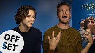 Timothée Chalamet loved teasing Armie Hammer for his dance moves