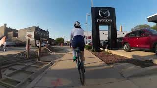 2023, Sep 30, Cycling on Chicago Lakefront Trail, 8x speed