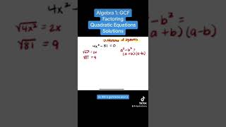 Factoring Quadratics