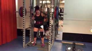 Jocie, Banded Squat, 1x115kg, 27/7-15