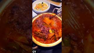 penggila Korean food kuah kimchi nasi merah wajib nonton #shorts