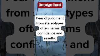 Stereotype Threat #psychologyfacts #psychology #brainscience