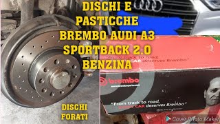 DISCHI E PASTICCHE POSTERIORI BREMBO AUDI A3 #auto #riparazione #manutenzione #reset #audi #dischi