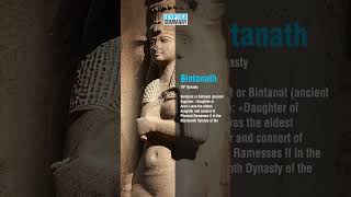 #shorts Bintanath, "Daughter of Anat") was the eldest daughter and consort of Pharaoh Ramesses II