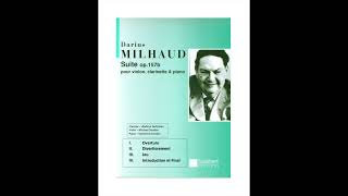 Darius Milhaud - Suite Op.157b (1936) for violin, clarinet and piano