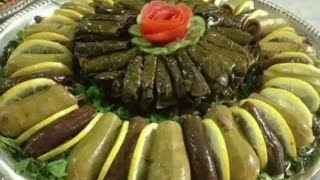 طريقة عمل محشي الكوسه و ورق العنب بالذ واسهل طريقه لازم تجربوها