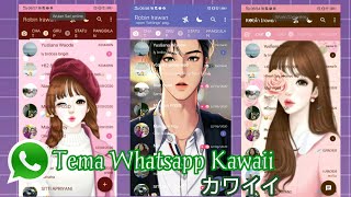 Cara mengganti Tampilan whatsapp dengan karakter kawaii | 2021#Ashariabdulchanel