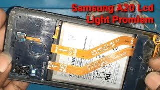 Samsung A20 Lcd Light Problem Solution /Samsung Galaxy A20 Lcd Light Water damage Problem Solution