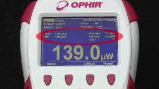 StarBright Laser Power Meter: Graphical Display Options