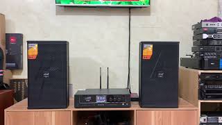 Bộ dàn karaoke gia đình hơn 10 triệu. Ghép phòng vừa và nhỏ cực hay