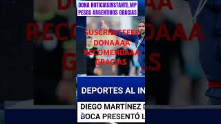 Diego Marrinez dejó de ser el dt de boca