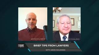 Esquire Digital Brief Tips From Lawyers With Aron Solomon: Anthony Gualano