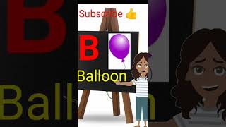 Five words start with letter B with Spelling. #kidsstudy ,#educationalvideosforkids