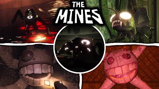 ALL JUMPSCARES in FLOOR 2 & Scary Moments! - DOORS Floor 2 Update [The Mines] Boss Fights