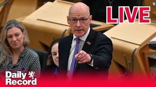 FMQs LIVE as John Swinney faces questions in the Scottish Parliament