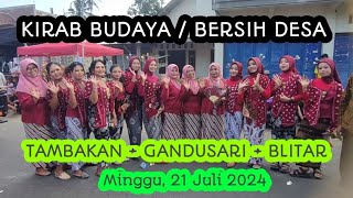 KIRAB BUDAYA BERSIH DESA TAMBAKAN GANDUSARI BLITAR#muhammadbakri