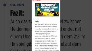 Zwei nuller in #heidenheim  #bundesliga #fussball #kurzvideo #fußball#bvb #dortmund#borussiadortmund