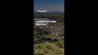 Contents Of A Title Deed Part 1 - Own Land In Kenya