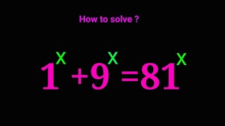 Algebra Exponential Problem ✍️ What is the Value of X in this Math Problem ✍️