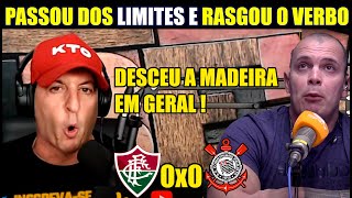 MANO E BENJA FALOU O QUE NINGUÉM TEM CORAGEM DE FALAR APÓS EMPATE DO CORINTHIANS CONTRA O FLUMINENSE