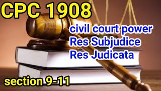 CPC 1908 section 9-11| stay of suit| res subjudice| res judicata| civil court power| Mubashir iqbal