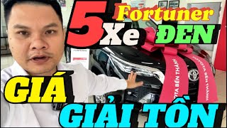 Xả Tồn Kho quá lâu 5 xe Fortuner Xăng nhập màu ĐEN lên đến 50 Triệu